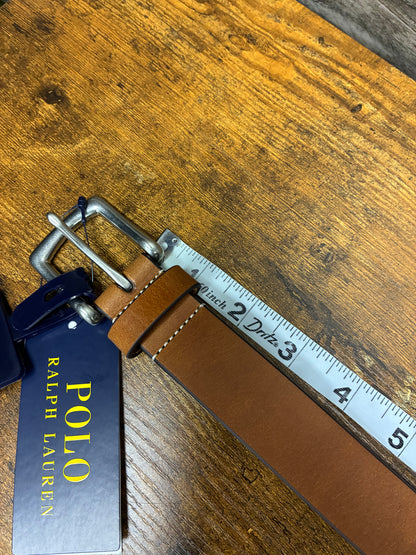 34 - Polo Ralph Lauren Western Style Brown Leather Belt
