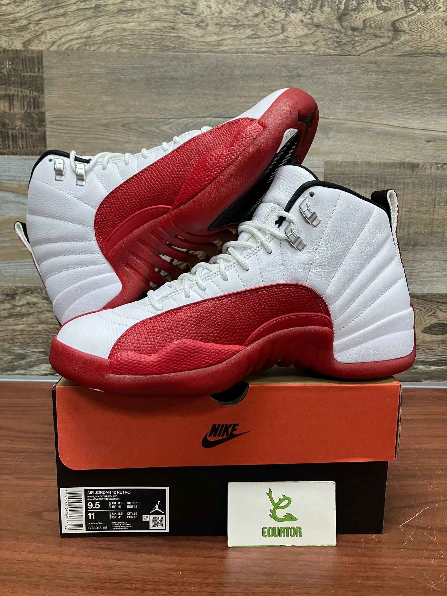 Jordan 12 Retro Cherry Size 9.5