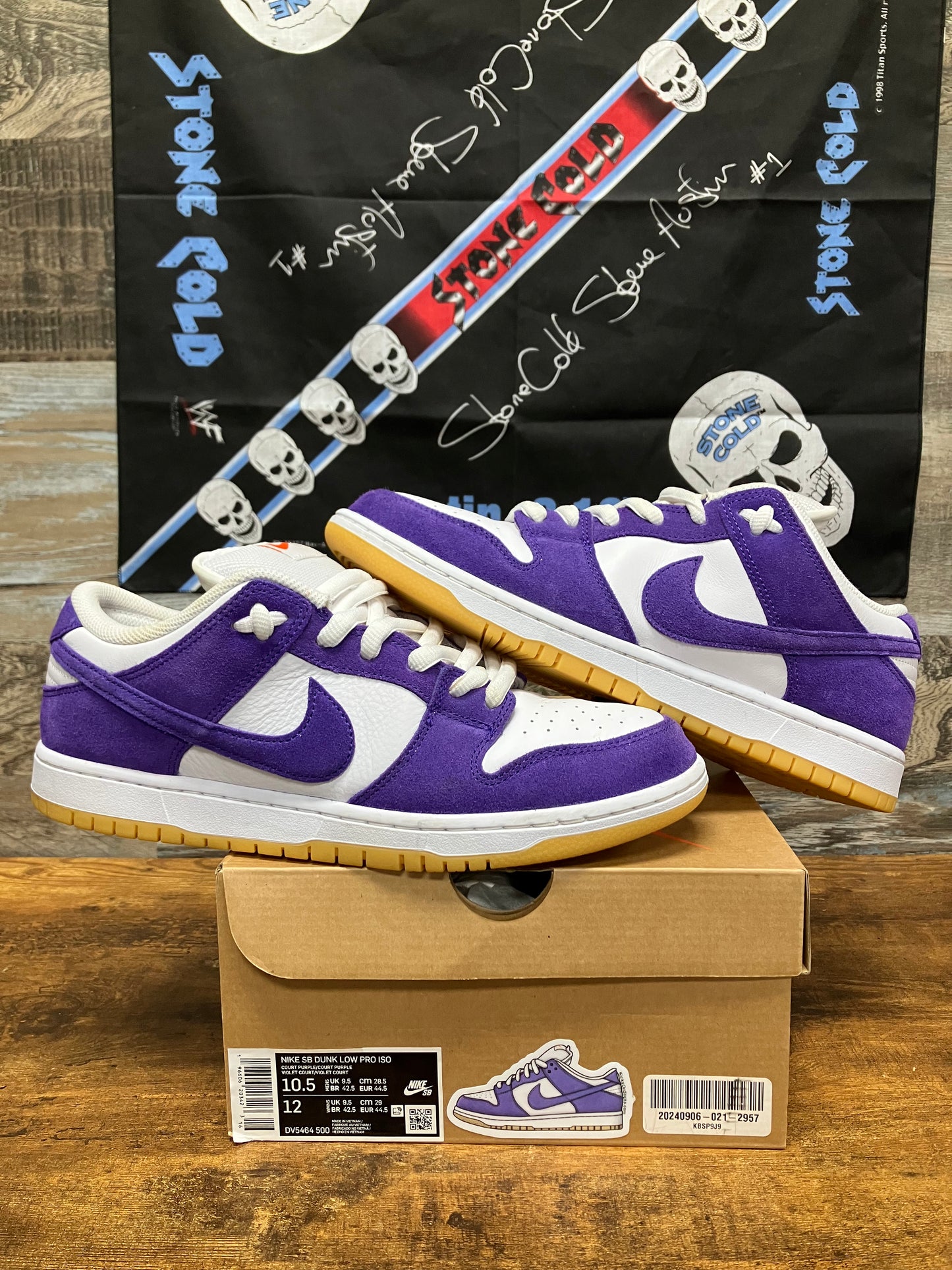 10.5 - Nike Dunk SB Low Purple Suede