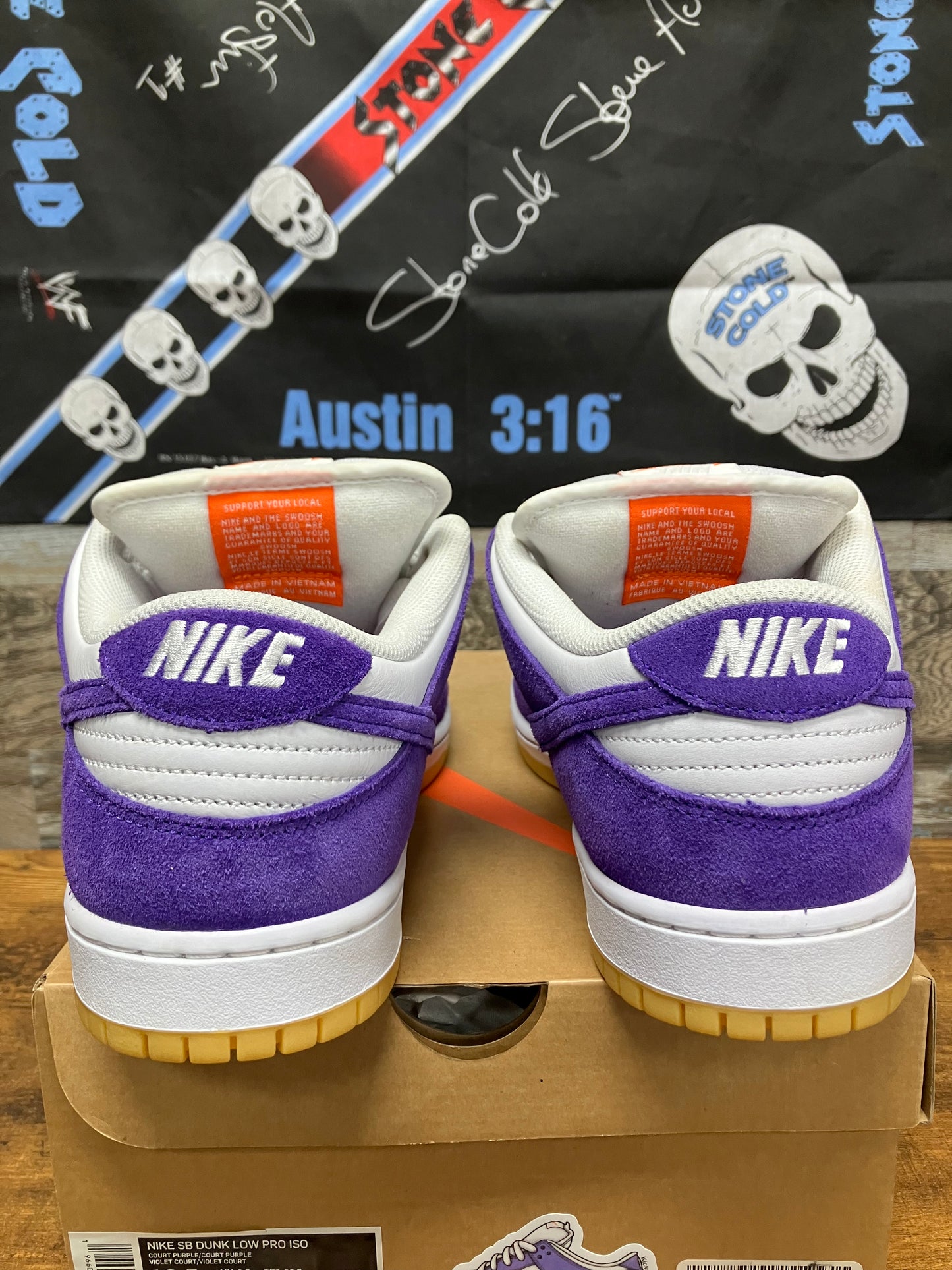 10.5 - Nike Dunk SB Low Purple Suede