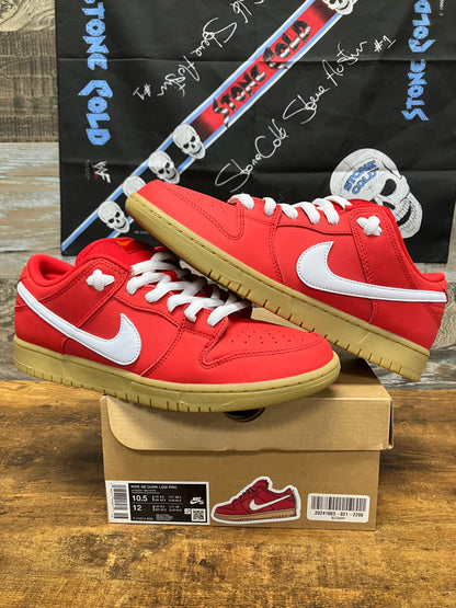 10.5 - Nike Dunk Pro SB Low University Red Gum
