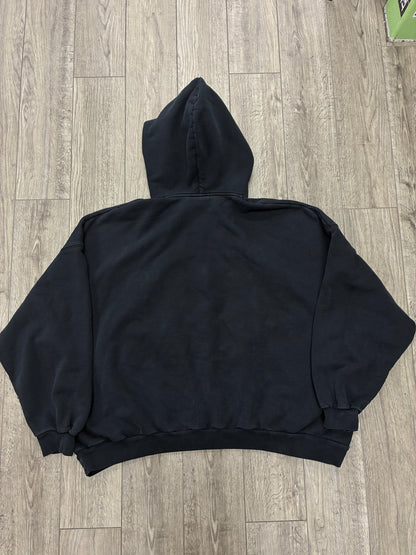 4 - Adidas Balenciaga Oversized Embroidered Logo Hoodie