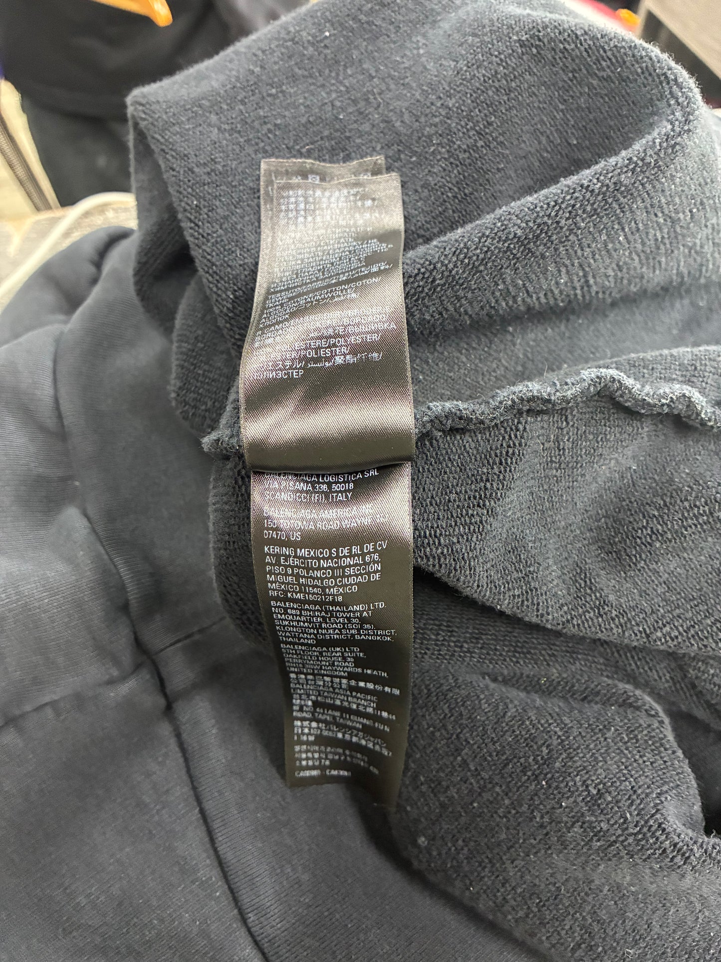 4 - Adidas Balenciaga Oversized Embroidered Logo Hoodie