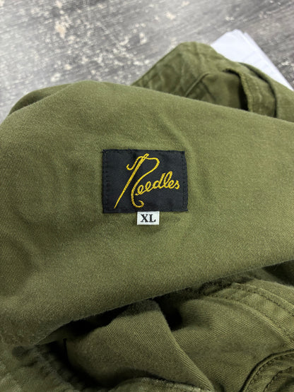 XL - Needles Hidden NY Olive Green String Fatigue Pants