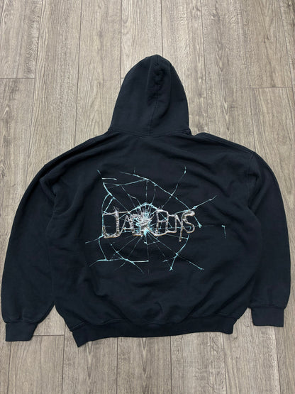 XL - Travis Scott Jackboys “Cracked” Logo Hoodie