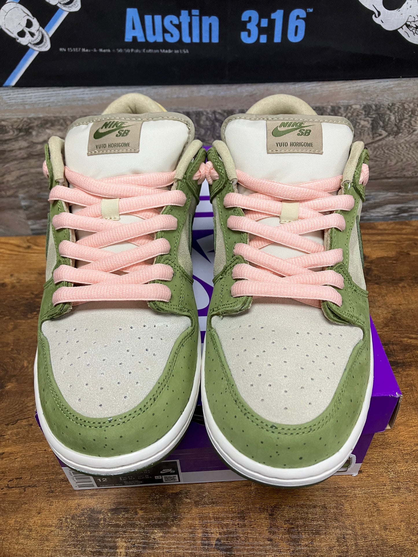 10.5 - Yuto Horigome x Nike Dunk SB Low Matcha