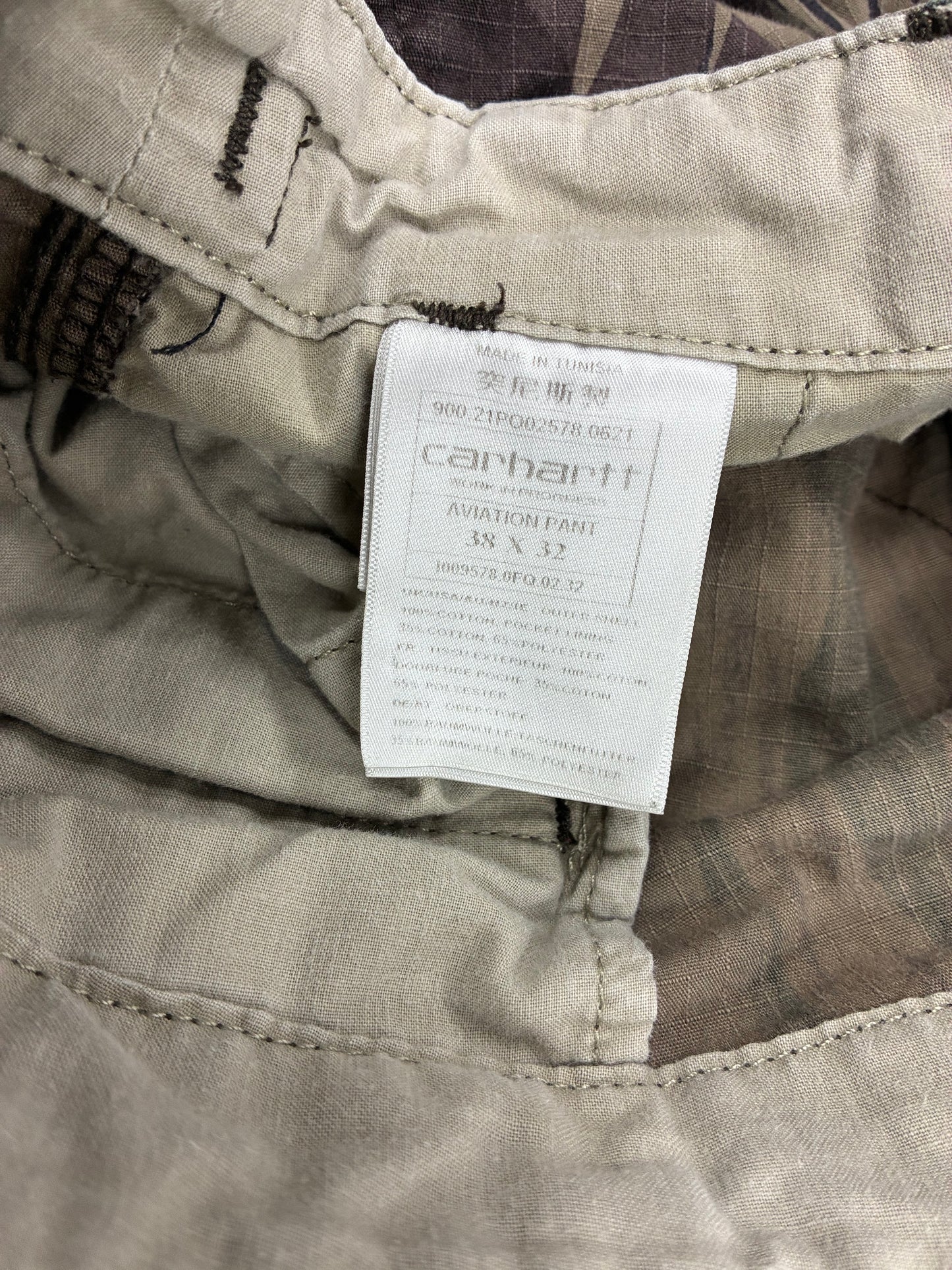 38 - Carhartt WIP Tiger Stripe Camo Cargo Pants