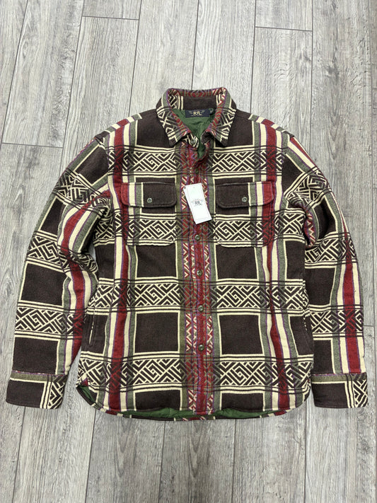 M - Double RL (RRL) Padded Jacquard Flannel Overshirt