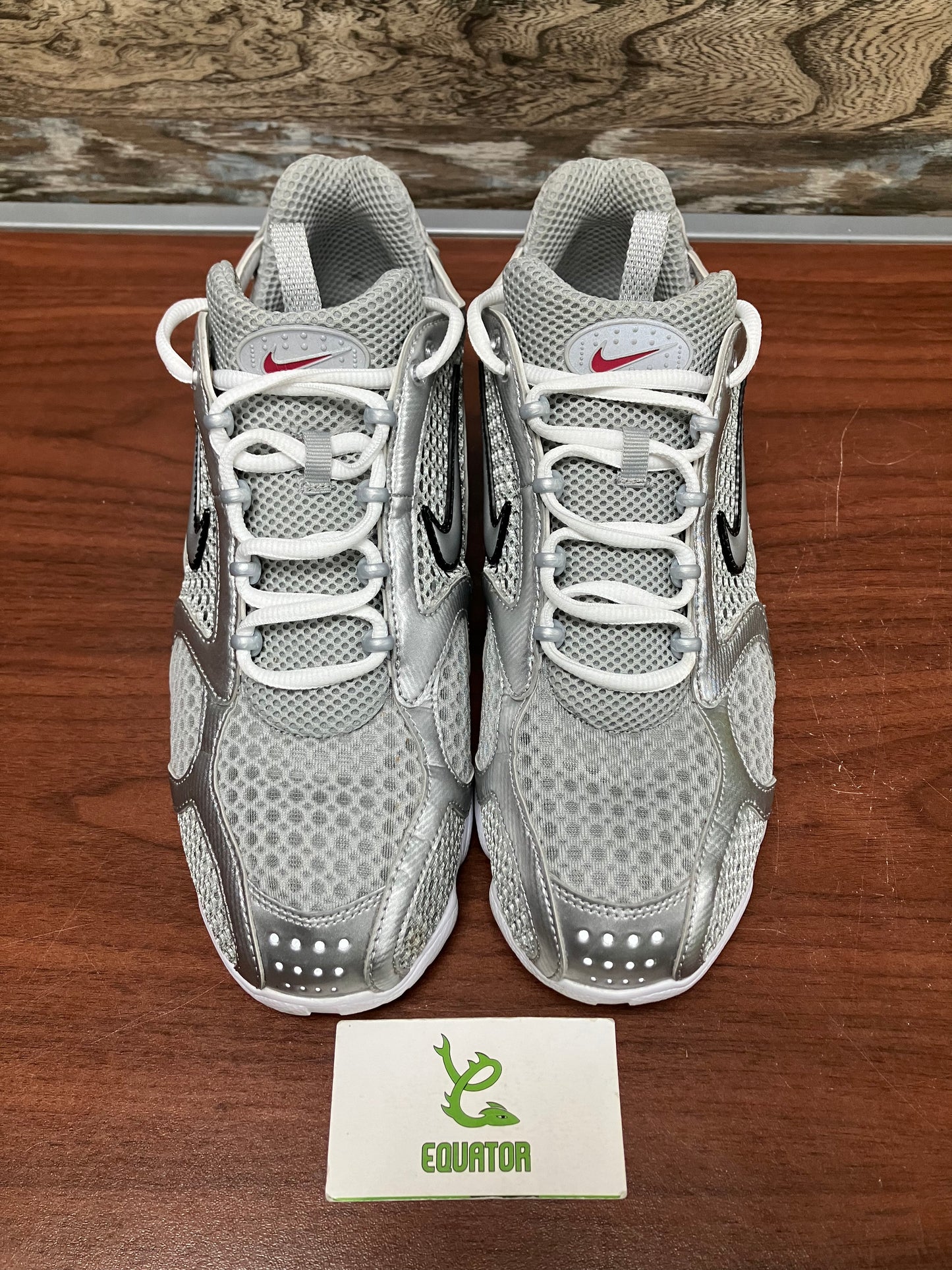 Nike Air Spiridon Cage 2 Metallic Silver Size 11