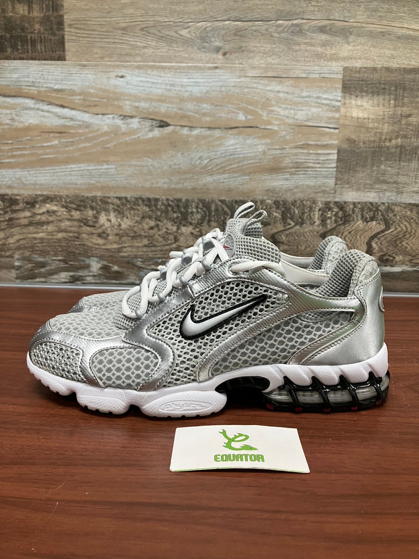 Nike Air Spiridon Cage 2 Metallic Silver Size 11