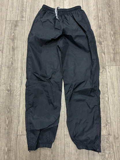 L - Nike Black Nylon Track Pants
