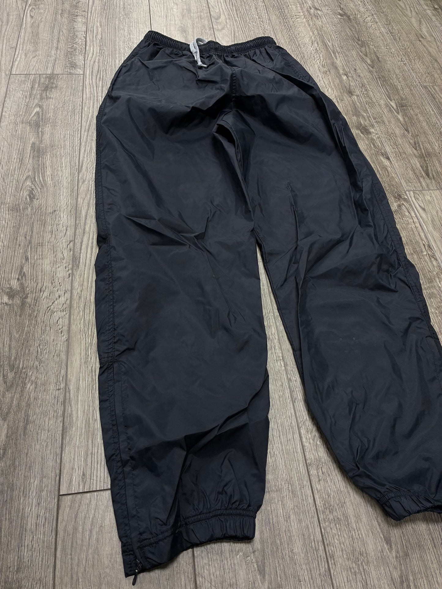 L - Nike Black Nylon Track Pants
