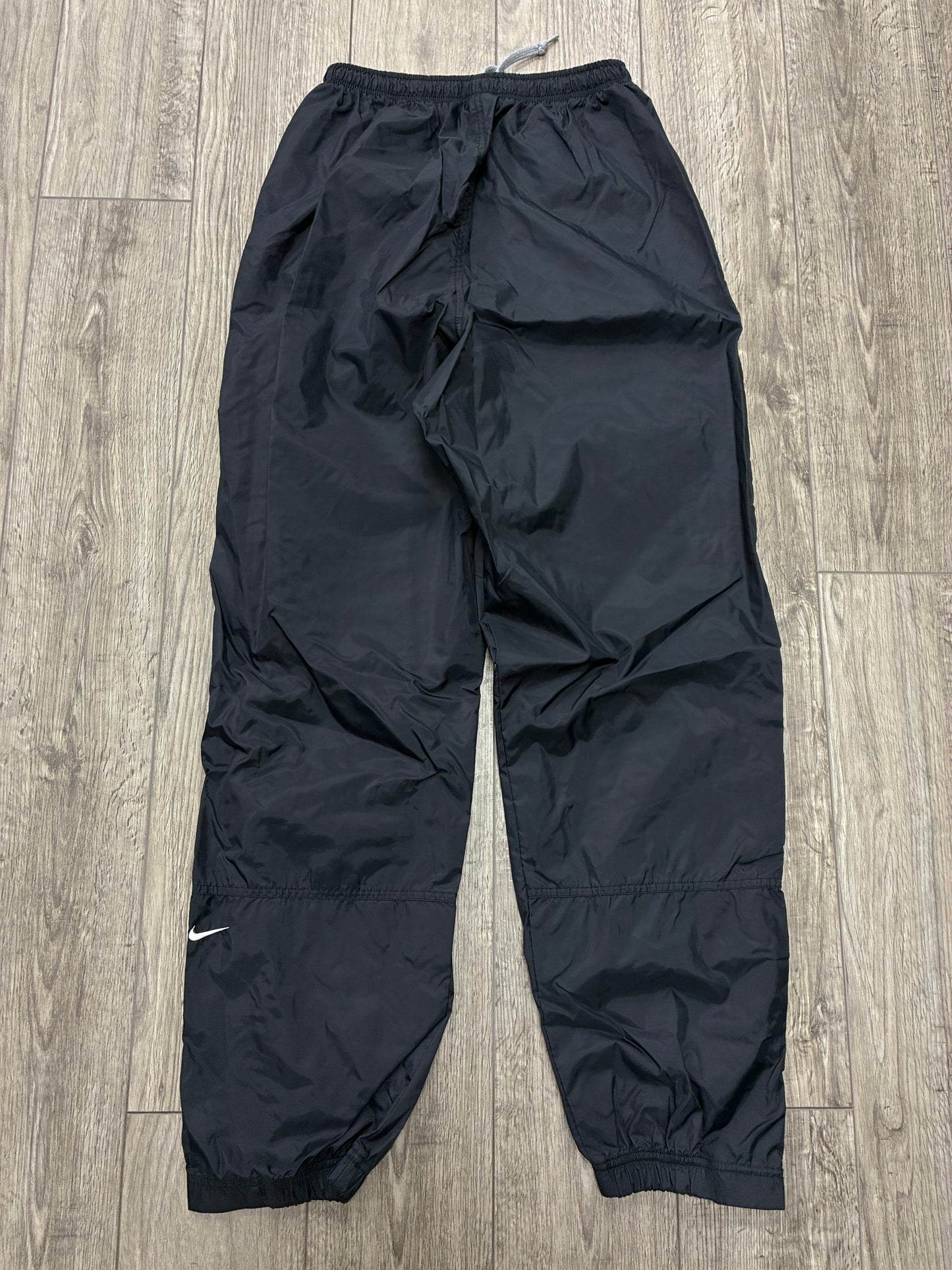 L - Nike Black Nylon Track Pants