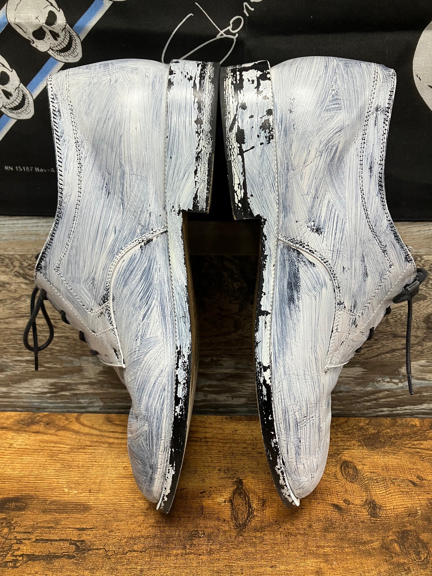 44 - Maison Margiela Tabi Bianchetto Derby shoes