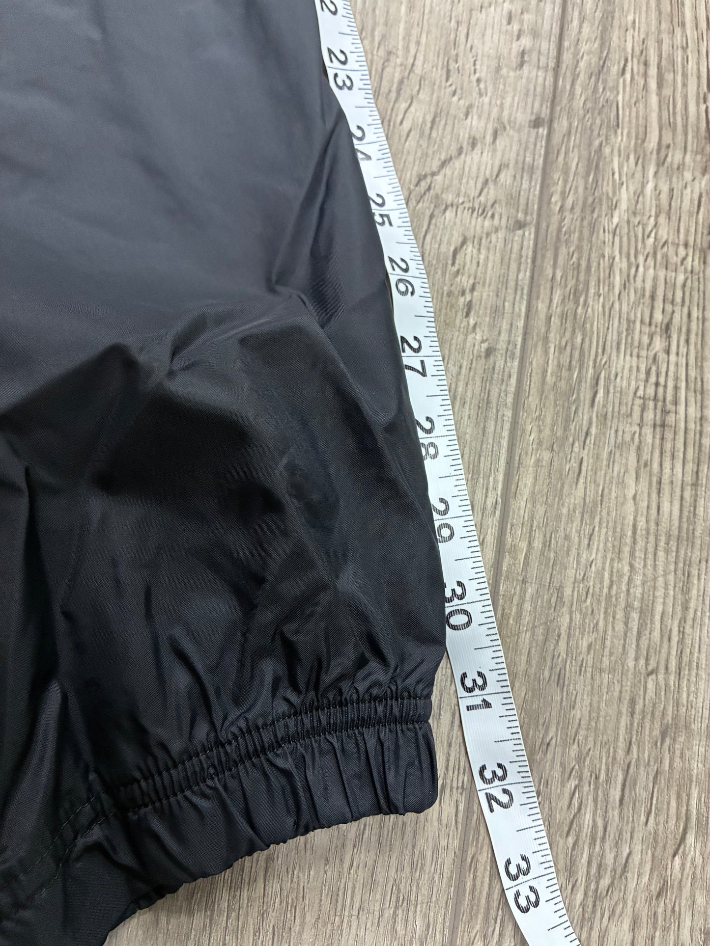 L - Nike Black Nylon Track Pants