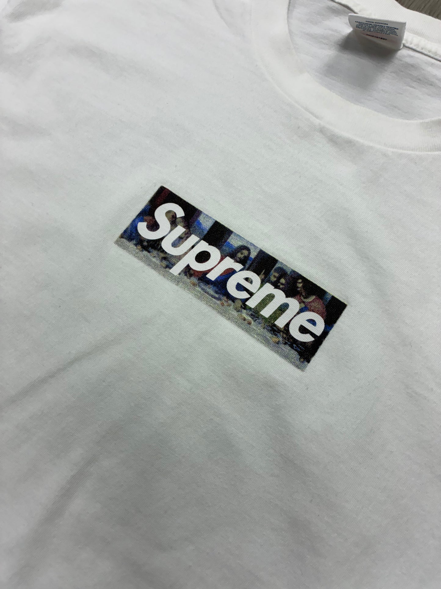 M - Supreme Milan Box Logo “Last Supper” T-Shirt