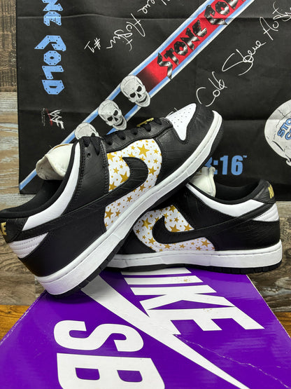 10 - Nike SB Dunk Low Supreme Black Stars