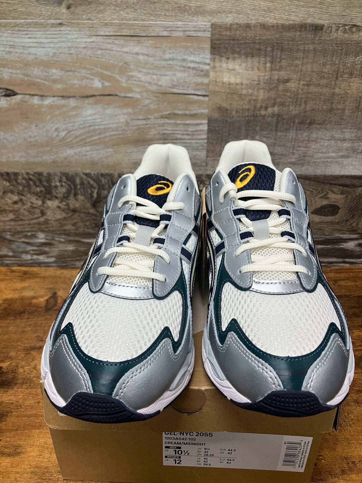 10.5 & 11 ASICS Gel NYC 2055 cream/midnight