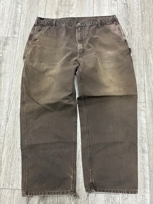 42 - Carhartt Faded Brown Carpenter Work Pants