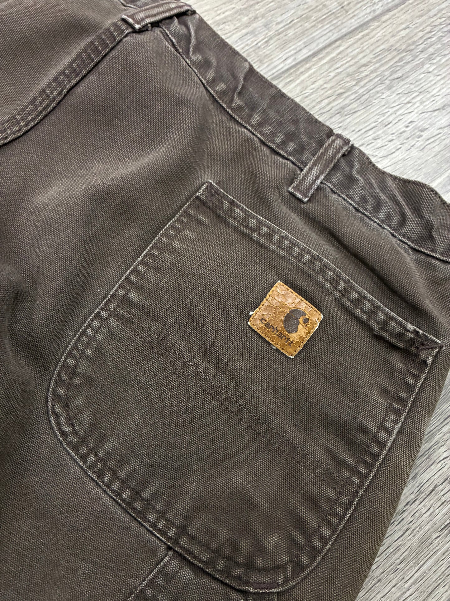42 - Carhartt Faded Brown Carpenter Work Pants