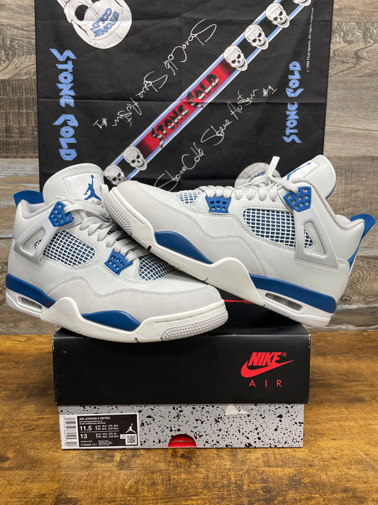 11.5-Air Jordan 4 Military Blue