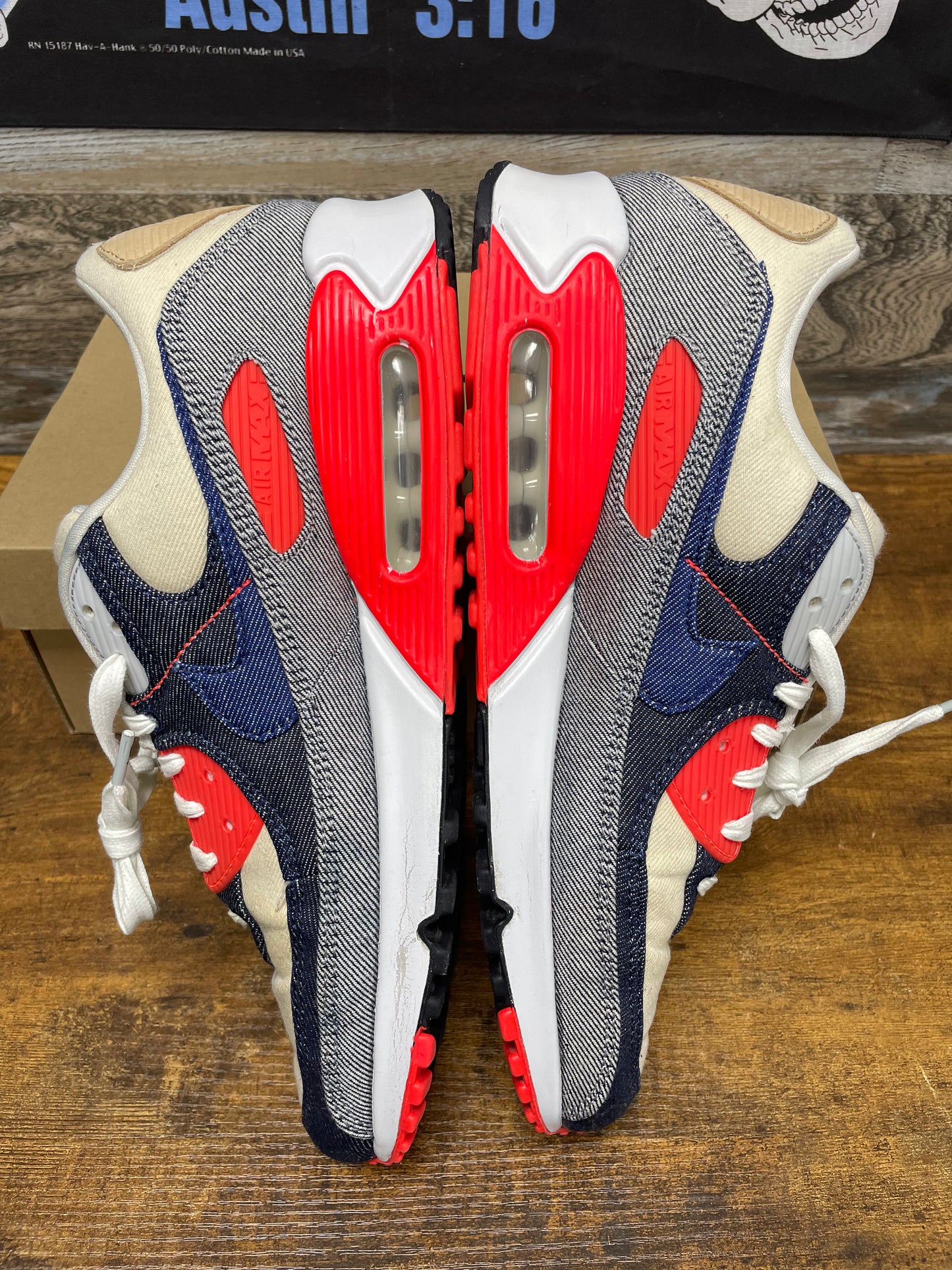 11.5-Denham Nike Air Max 90 Infrared