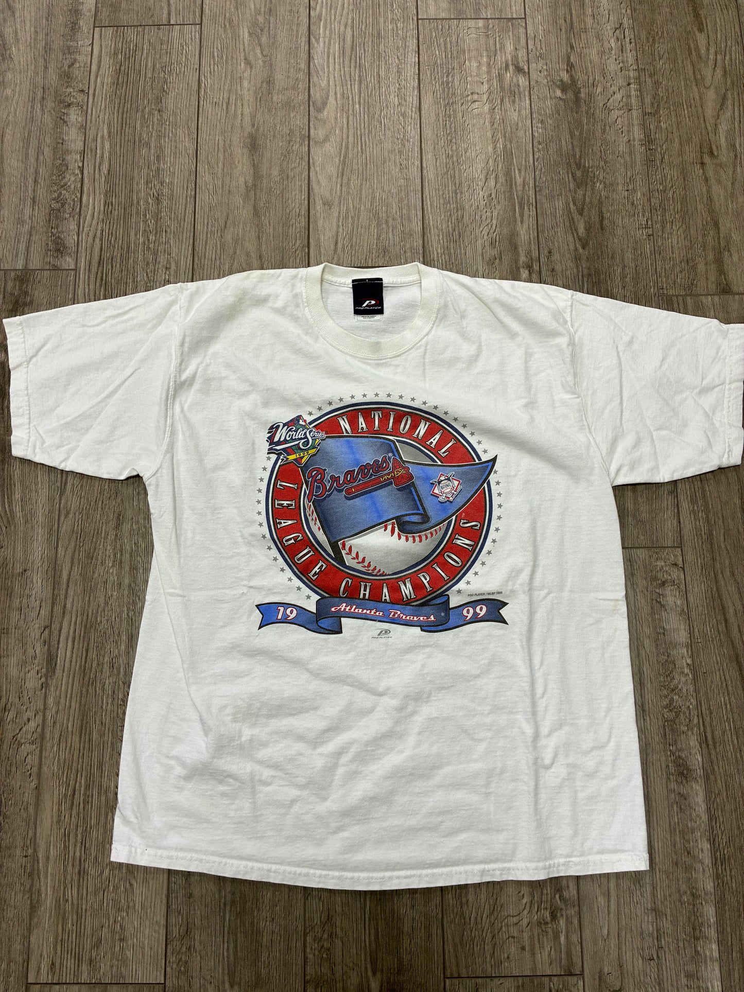 XL - Vintage 1999 Atlanta Braves National League Champions T-Shirt