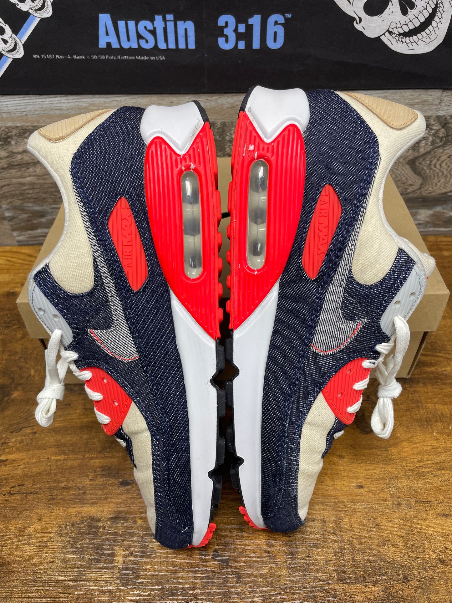 11.5-Denham Nike Air Max 90 Infrared