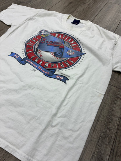 XL - Vintage 1999 Atlanta Braves National League Champions T-Shirt