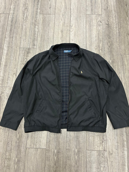 XXL - Polo Ralph Lauren Full-Zip Black Windbreaker Jacket