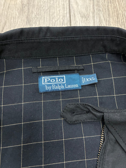 XXL - Polo Ralph Lauren Full-Zip Black Windbreaker Jacket