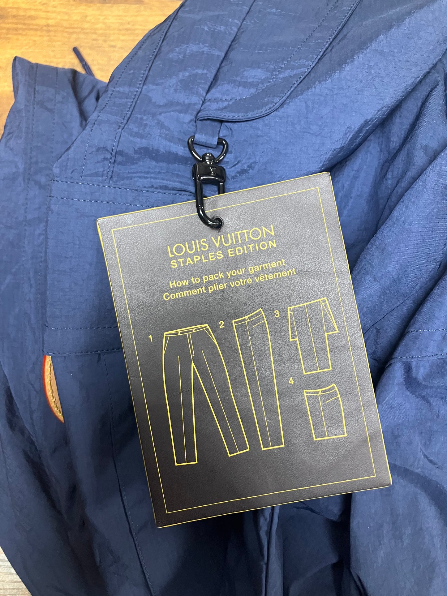40-Louis Vuitton nylon Track Pants Staples Edition