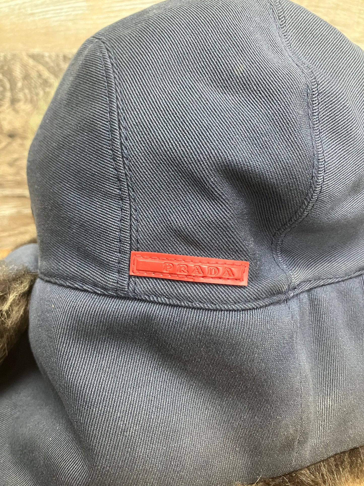 L-Prada Fur Trapper Hat
