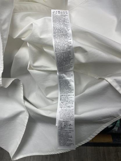 40/L-Balenciaga Hand Drawn BB Button Up