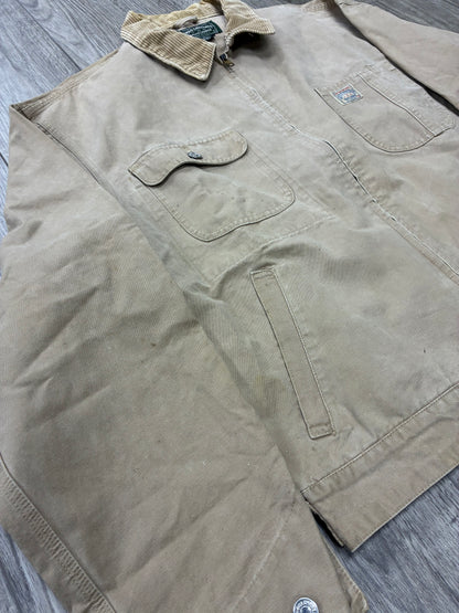 L - Vintage Polo Country Ralph Lauren Khaki Canvas Work Jacket
