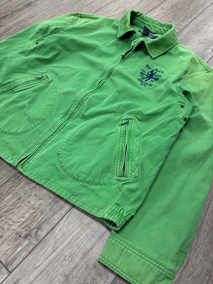 L - Vintage Polo Ralph Lauren Lawn Tennis Cotton Jacket