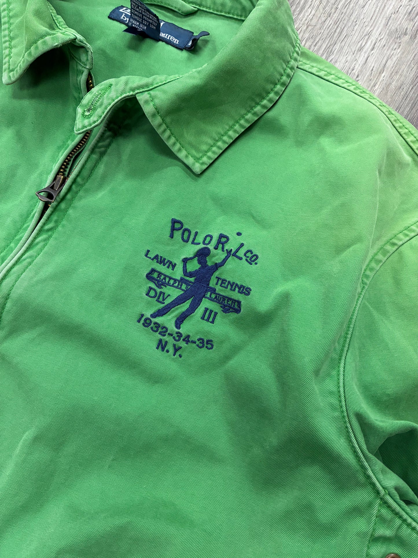 L - Vintage Polo Ralph Lauren Lawn Tennis Cotton Jacket
