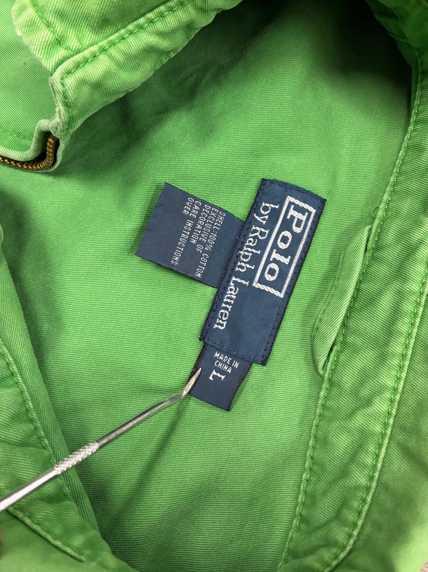 L - Vintage Polo Ralph Lauren Lawn Tennis Cotton Jacket