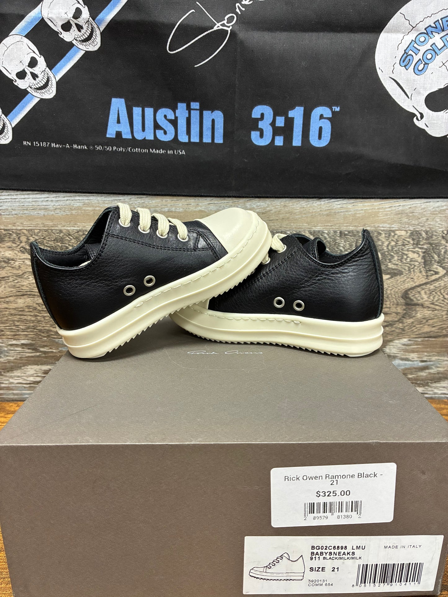 21 - Rick Owens Ramone Baby Sneakers