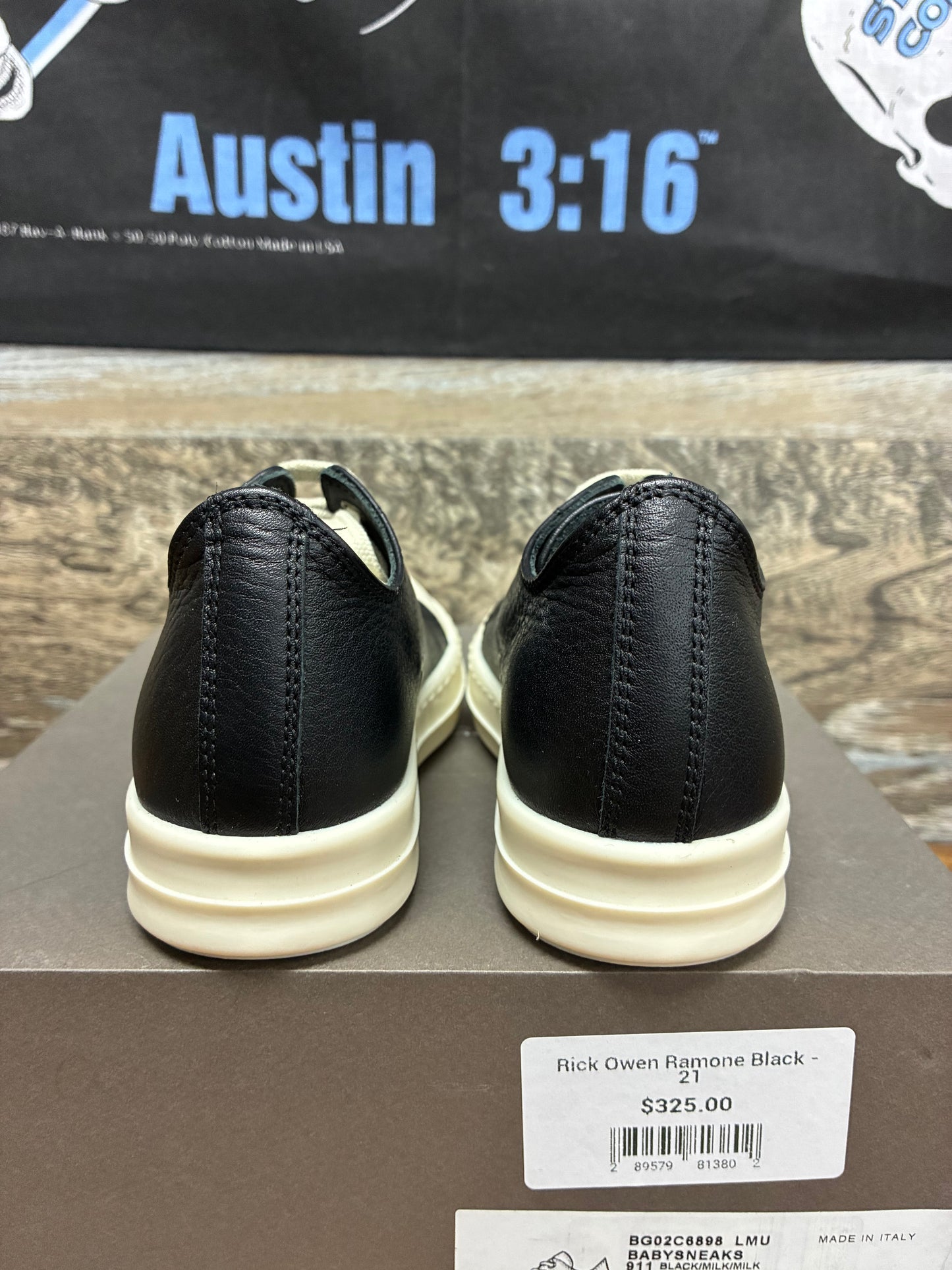 21 - Rick Owens Ramone Baby Sneakers