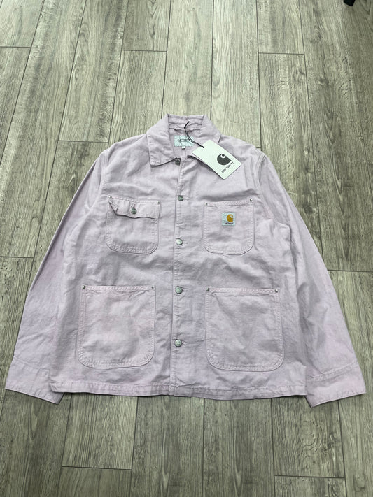 M-Carhartt WIP Walter Chore Jacket Pink Fog