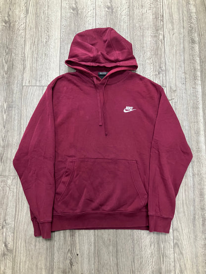 Nike Burgundy Hoodie Size Medium