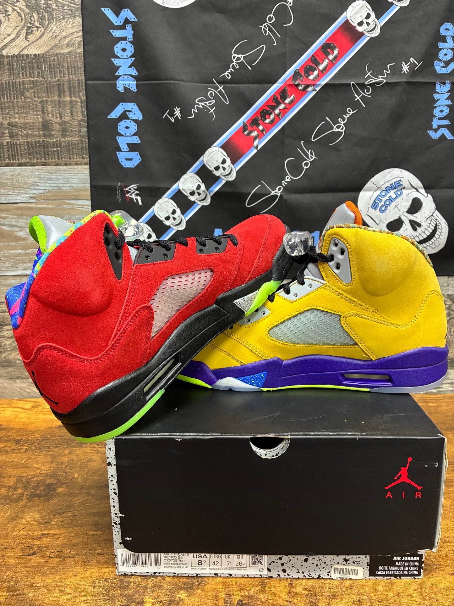 8.5 - Air Jordan 5 What The!?
