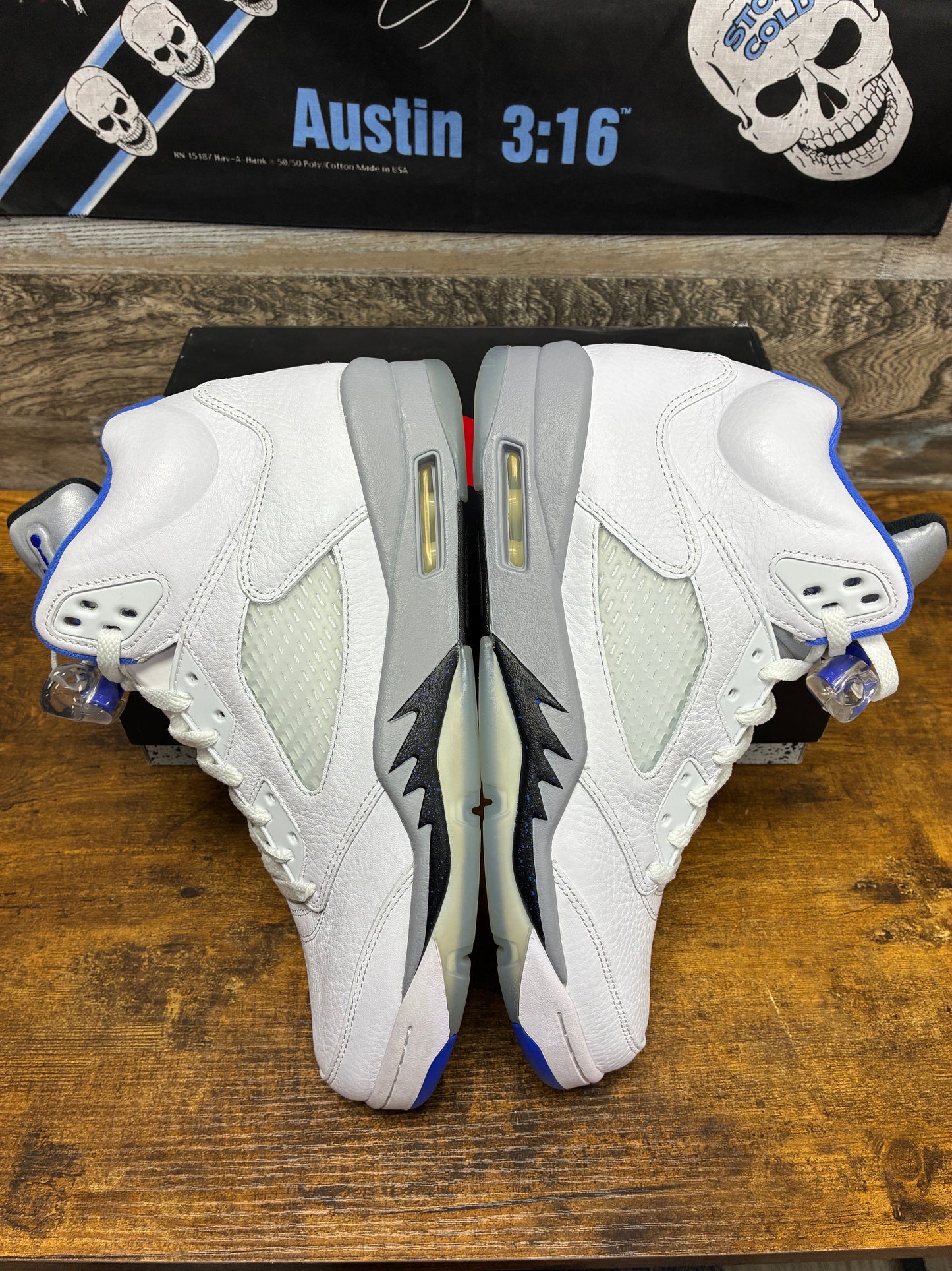 10 - Air Jordan 5 White Stealth