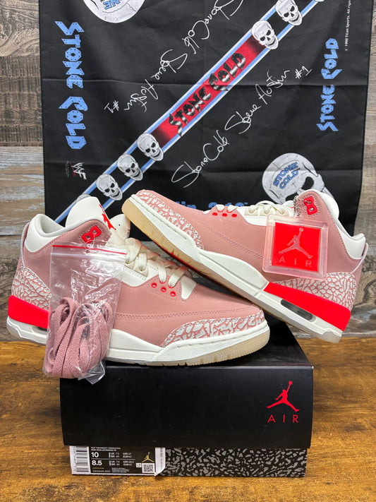 10W - Air Jordan 3 Rust Pink