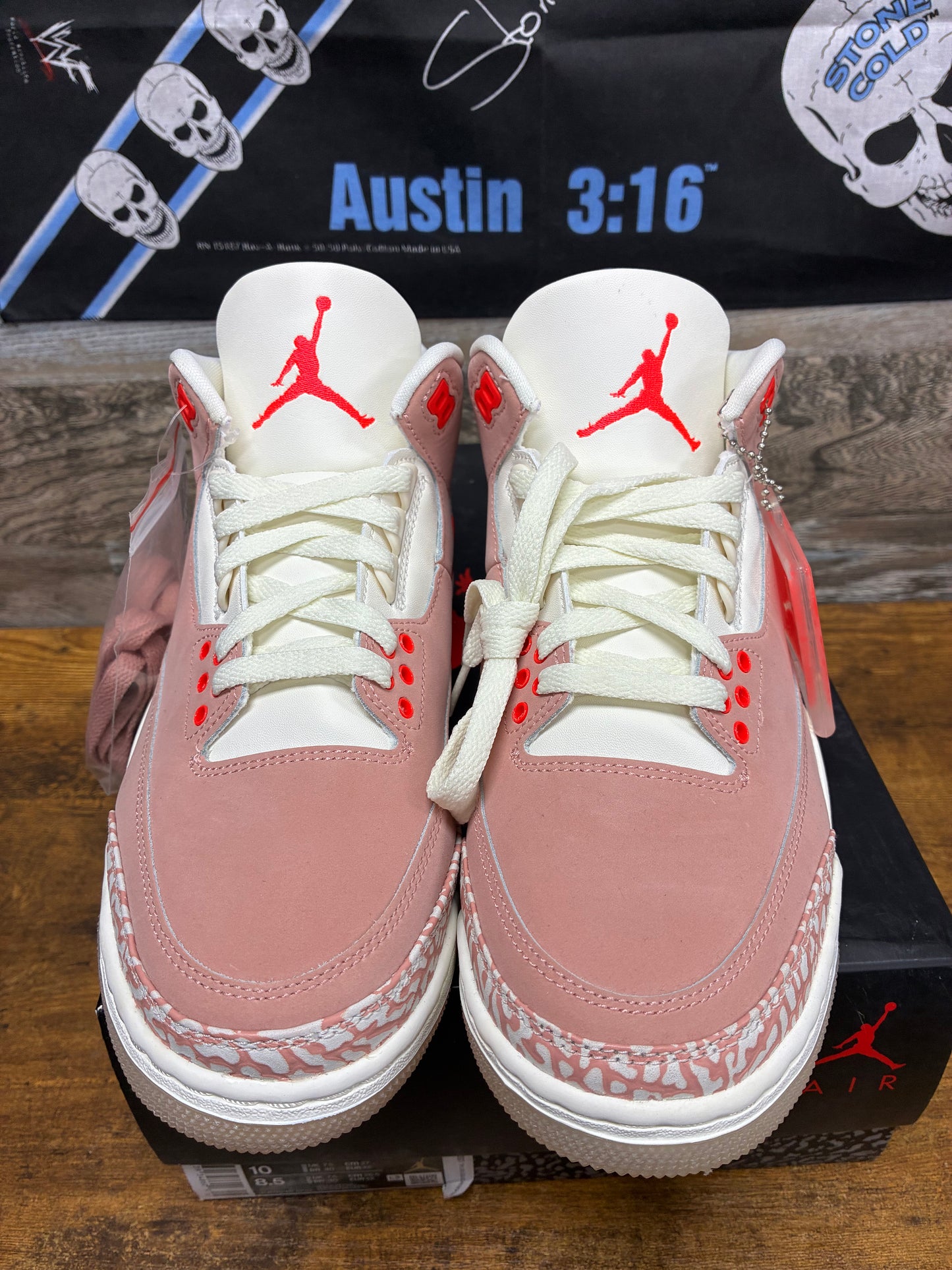10W - Air Jordan 3 Rust Pink