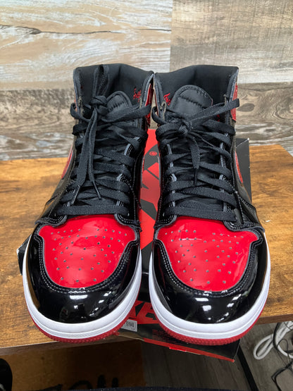 11.5-Air Jordan 1 High Patent Bred
