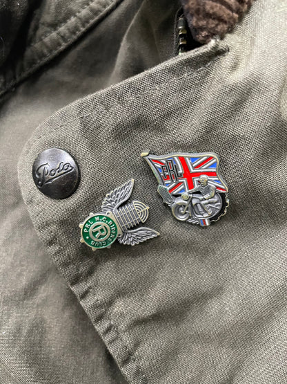 Polo Ralph Lauren Oilcloth Asymmetrical Motorcycle Jacket