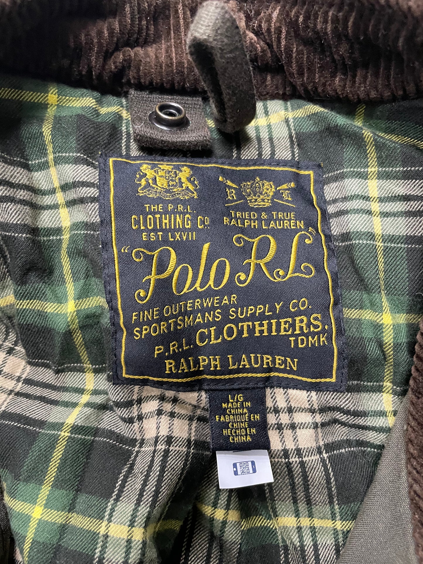 Polo Ralph Lauren Oilcloth Asymmetrical Motorcycle Jacket