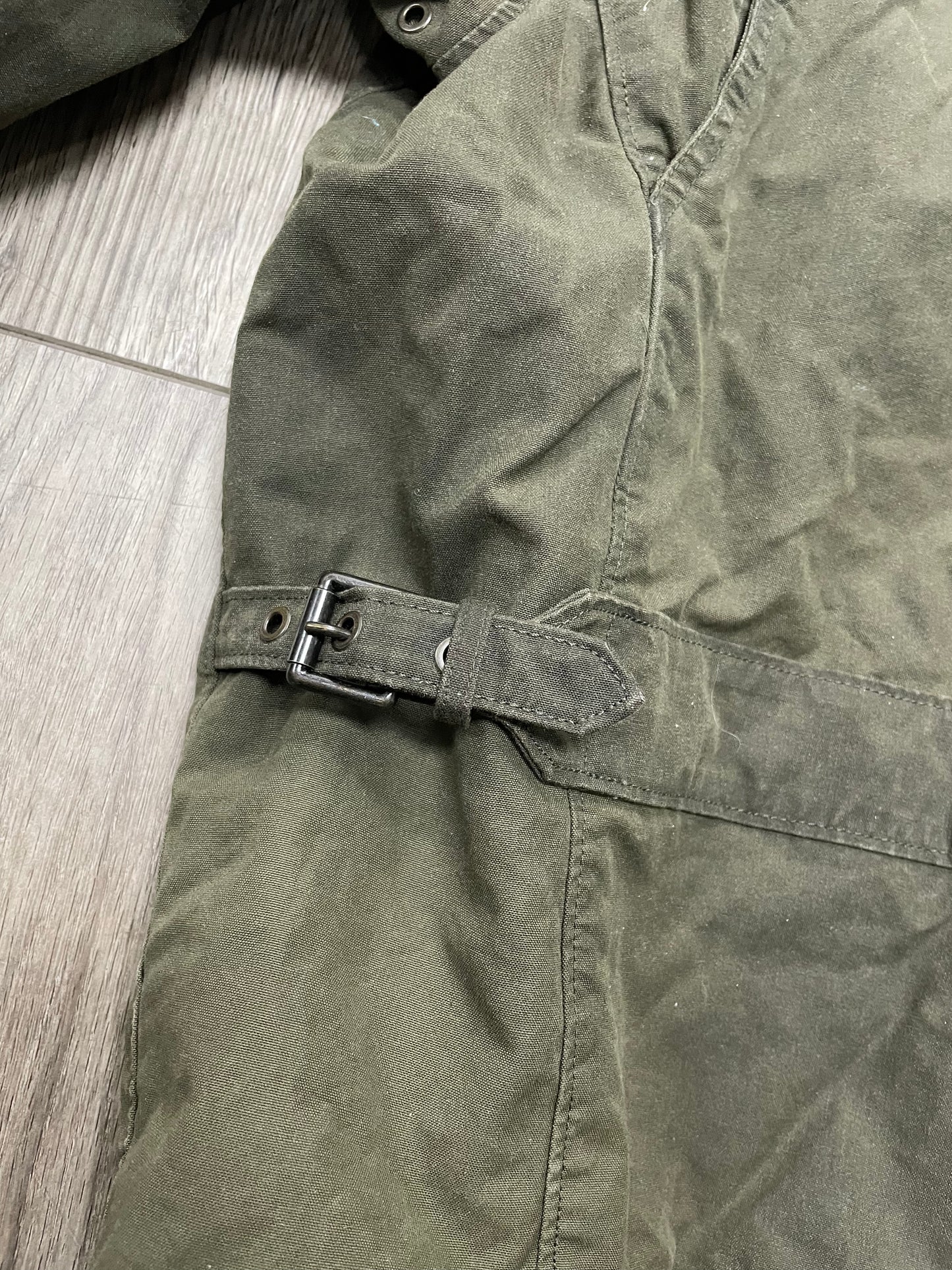 Polo Ralph Lauren Oilcloth Asymmetrical Motorcycle Jacket